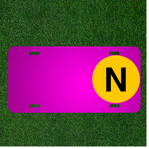 Create Your Custom Personalized Car License Plate with Names New Signs and Symbols Tailored to You