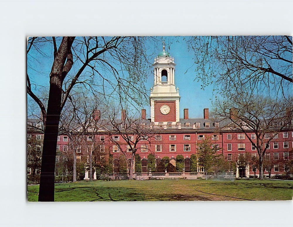 Postcard Eliot House Harvard University Cambridge Massachusetts USA