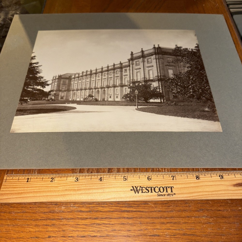 Vintage Palazzo di Capodimonte Naples Mounted Italian Architecture Photo Medrano