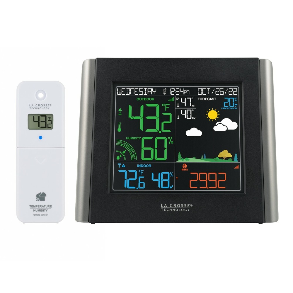 La Crosse Technology V10-TH Color Weather Station with Remote Monitoring LTV-TH2i