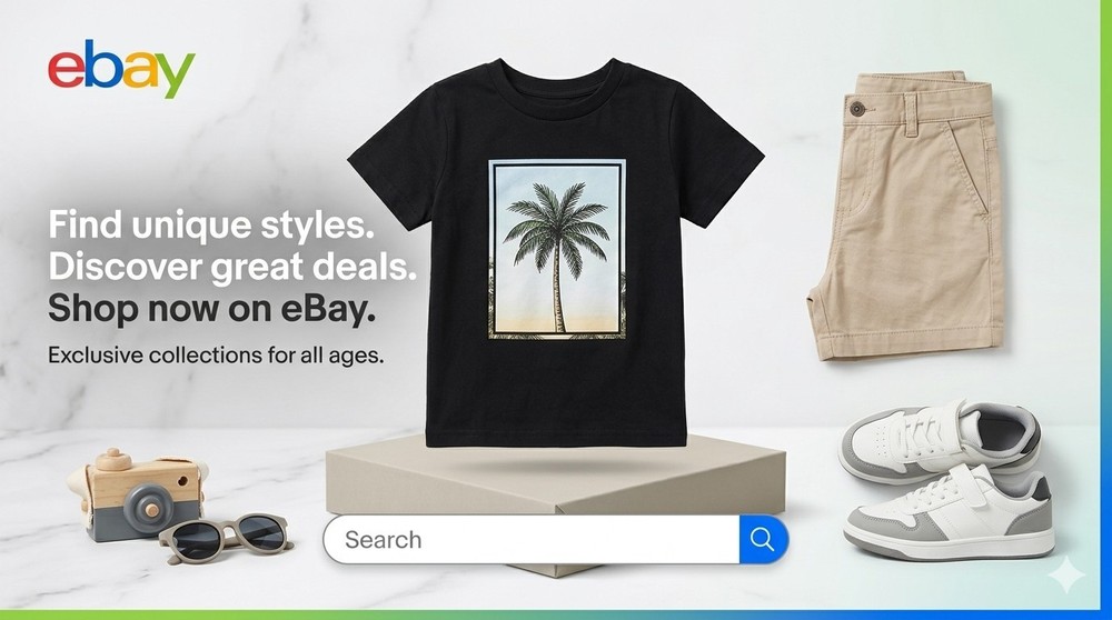 art class Boys Black Palm Tree Graphic Crew Neck Short Sleeve T-Shirt S (6/7)