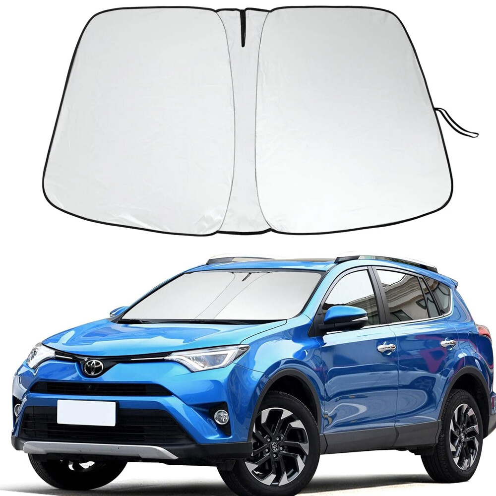 Foldable UV Sun Shade Visor for 2013-2018 Toyota RAV4 Windshield  