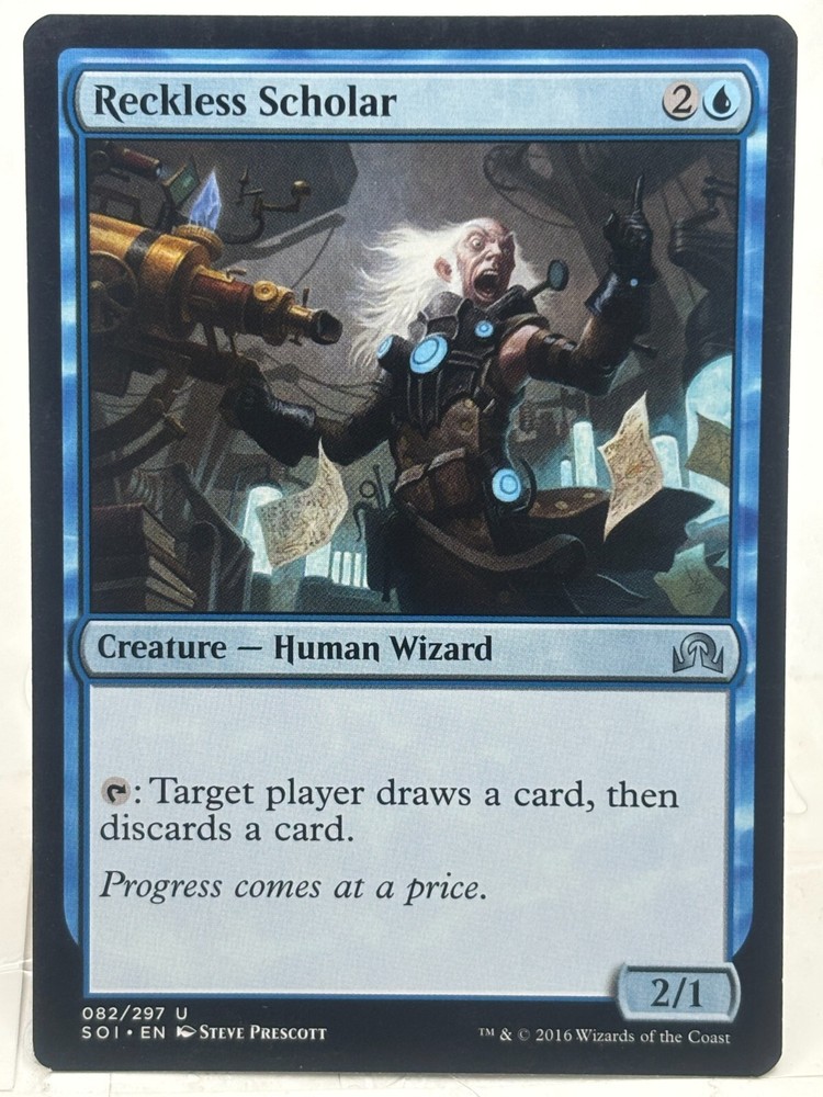 Reckless Scholar LP* Shadows Over Innistrad ENGLISH 082/297 mtg -UnltdCards