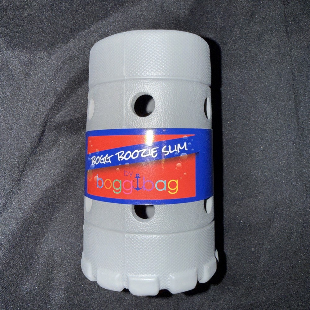 New Bogg Bag Boozie Slim Cooler 12oz Can Drink Beverage Holder  ~ Gray Coozie