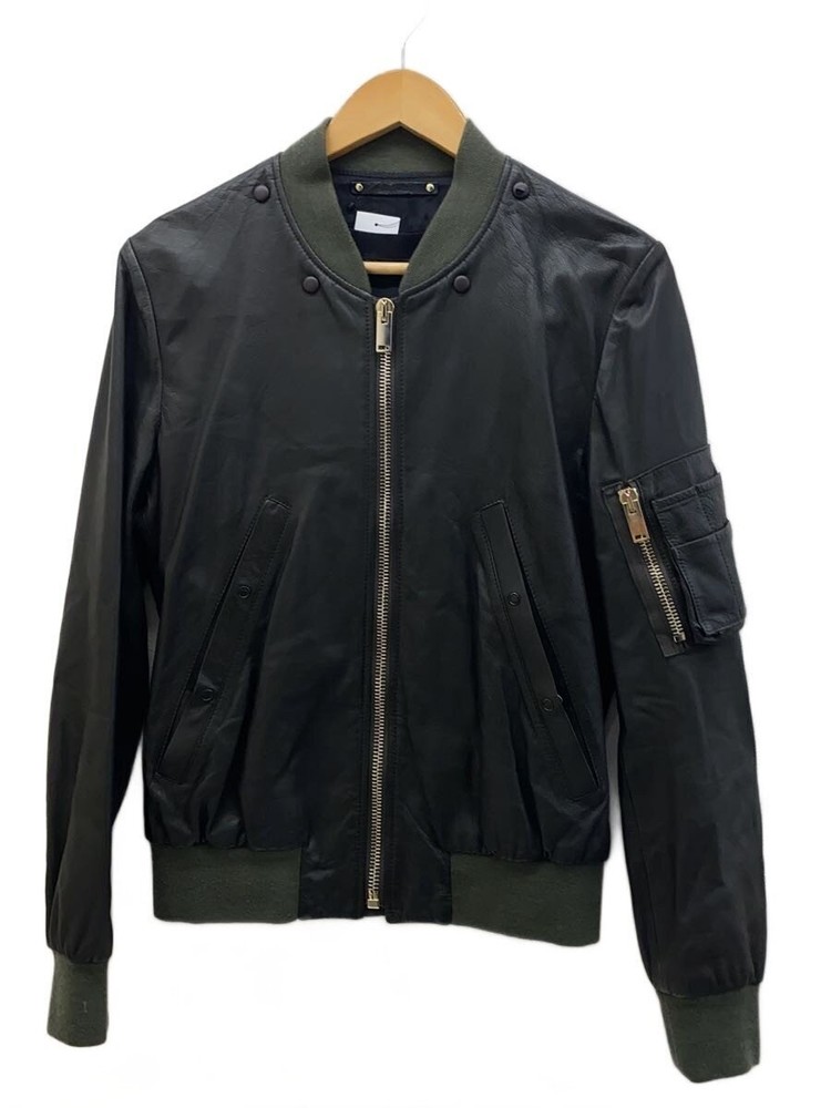 Paul Smith Leather Jacket Blouson/-/Leather/Khk/Pm-Mn-62853 3505