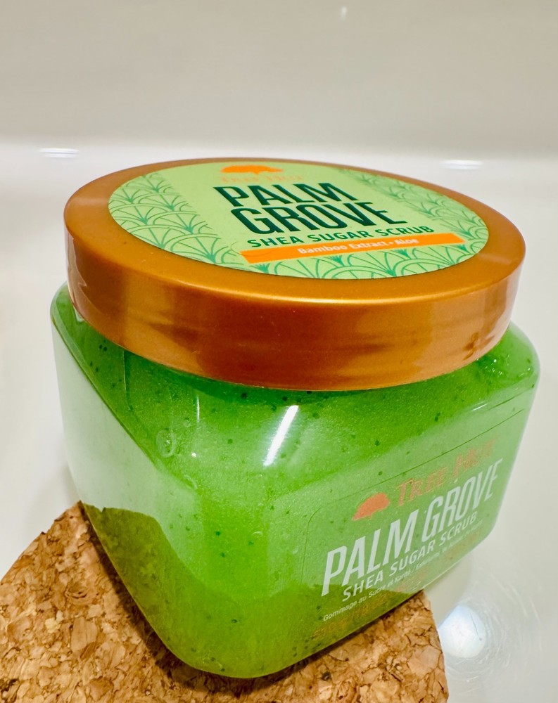 Tree Hut Shea Sugar Body Scrub - Palm Grove - 18oz Bamboo Extract - Aloe