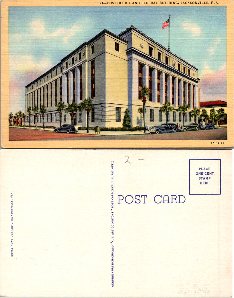 Old Vintage Postcard