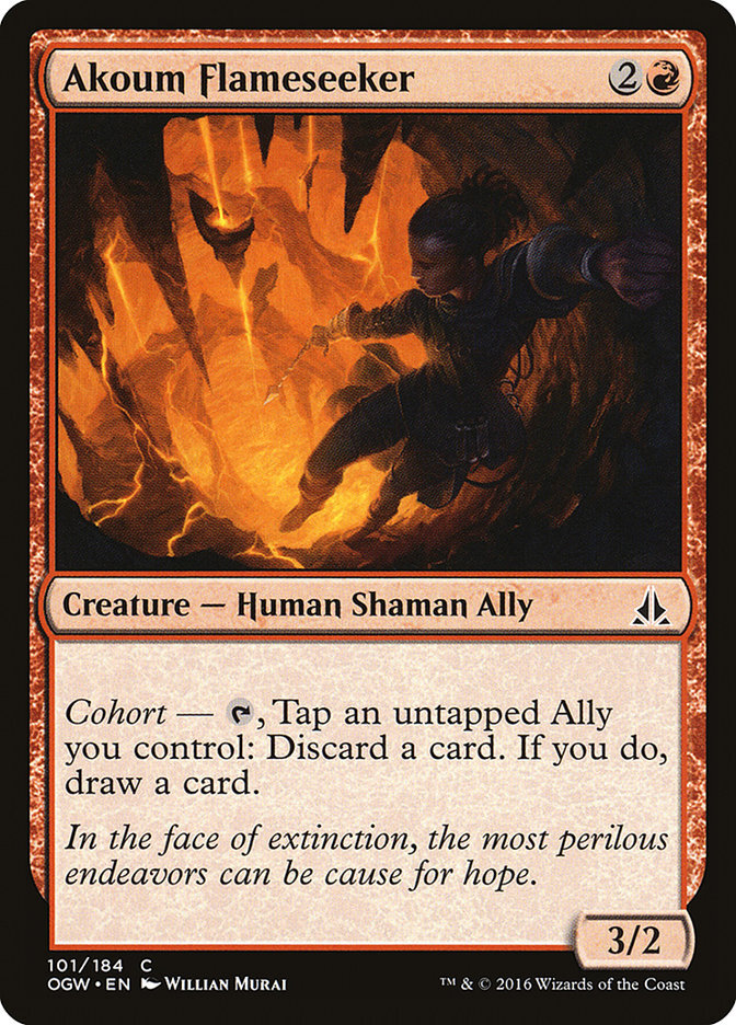 MTG Akoum Flameseeker (101/198) Oath of the Gatewatch French LP