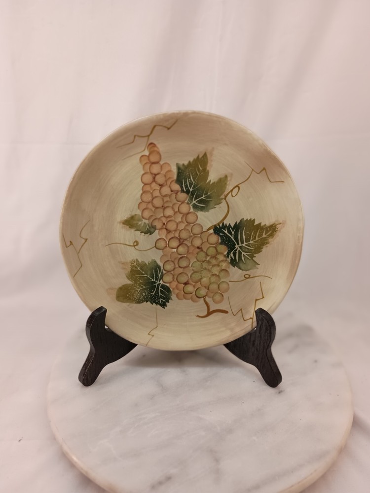 TABLETOPS Hand Painted Collection CABERNET SALAD PLATE 8.5