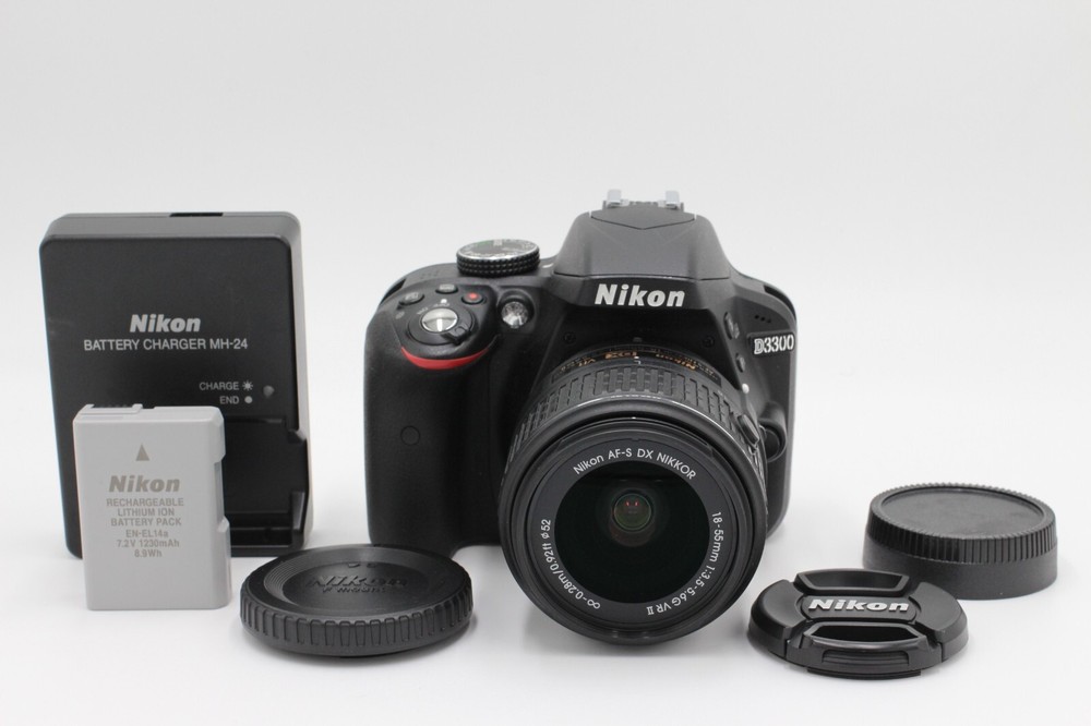 【 N MINT 】Nikon D3300 DSLR with AF-S DX Nikkor 18-55mm f/3.5-5.6G VR II  #10898