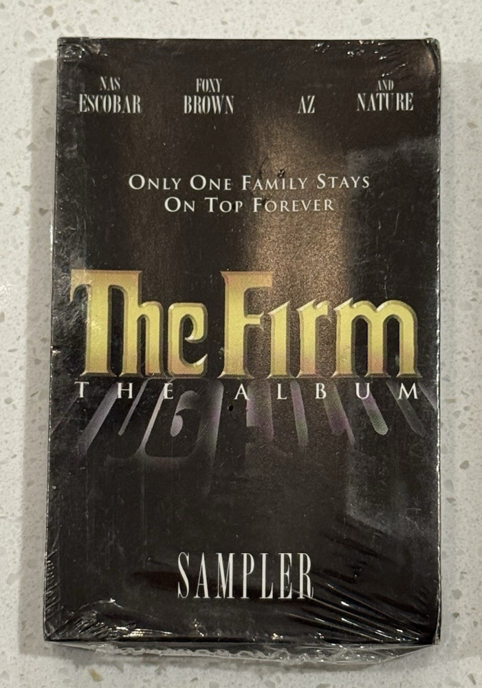 SEALED The Firm - The Album Sampler Promo Cassette Tape - Ft. Nas, Foxy Brown