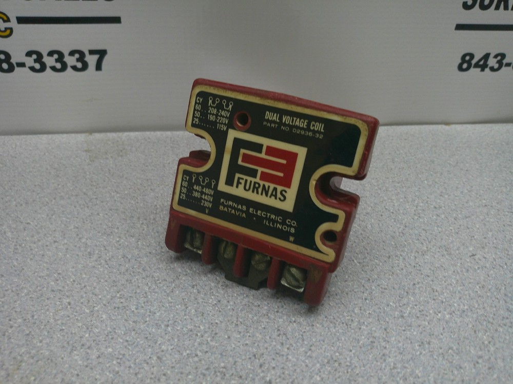 Furnas Dual Voltage Magnet Coil D2936-32 208-240Vcoil / 440-480Vcoil