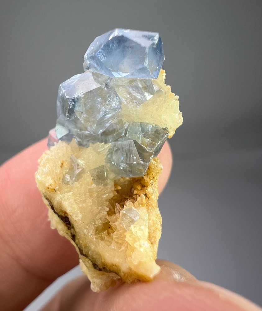 27 CT Celestine crystals on Matrix from Badghis Afghanistan Z6