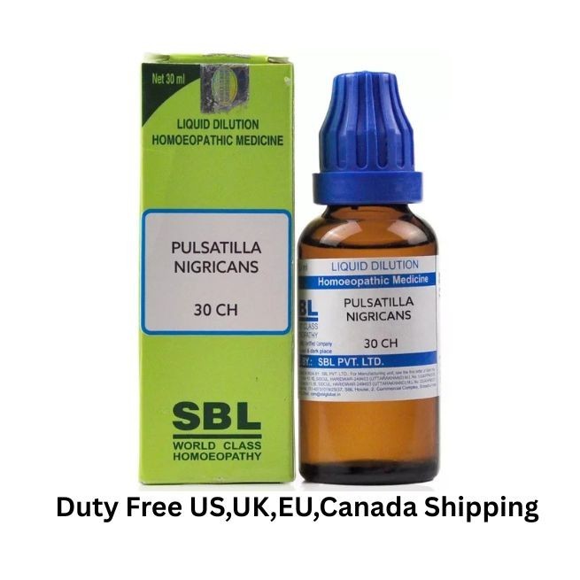 SBL Pulsatilla Nigricans Dilution 30 CH 30ml Fast Shipping