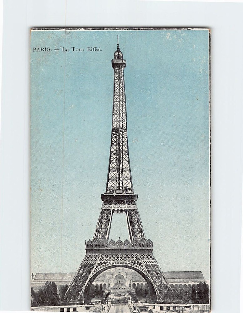 Postcard La Tour Eiffel Paris France