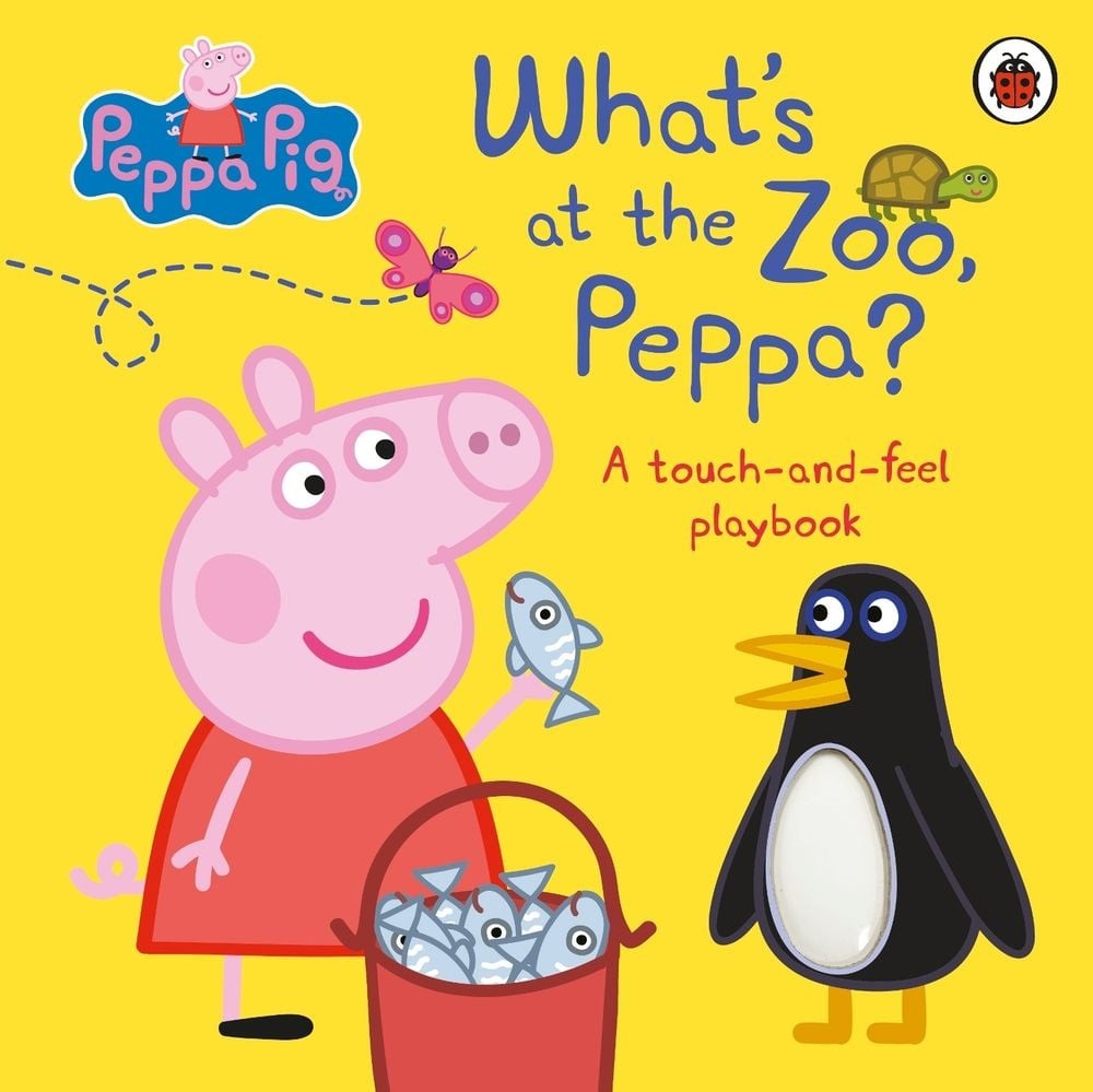 Peppa Pig: What's At The Zoo, Peppa?: A Touch-and-Feel Playbook by Peppa Pig Har