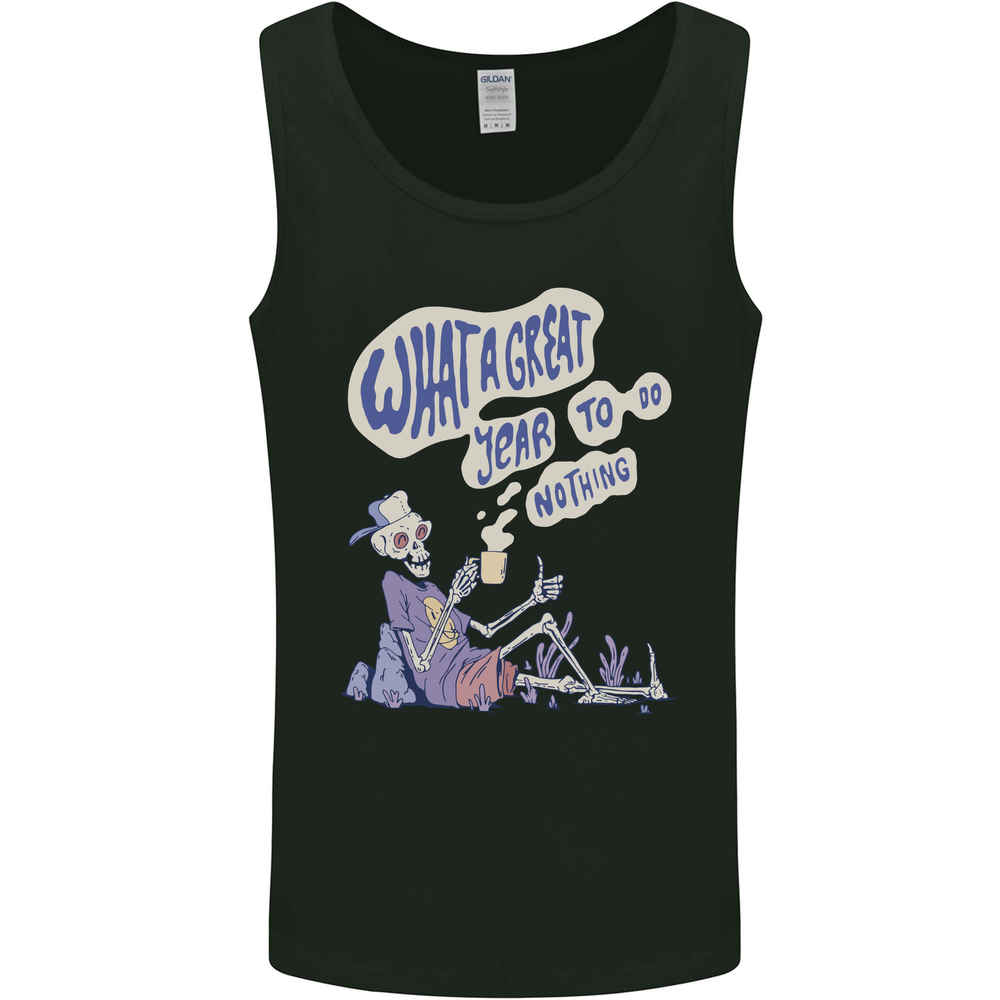 Year to Do Nothing Retired Lazy Sabbatical Mens Vest Tank Top