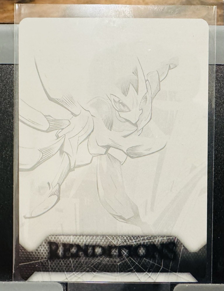 UD 2024 Marvel Renditions Spider-Man #70 Beetle Black Printing Plate 1/1