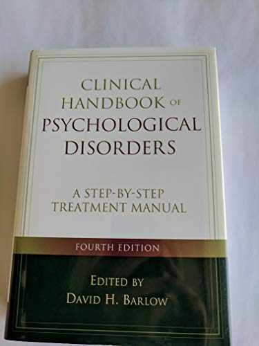 Clinical Handbook of - Hardcover, by David H. Barlow - Acceptable j