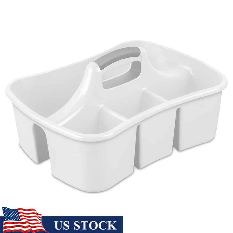 Divided Ultra Caddy Utility Storage 4 Compartment Easy Carry Cleaning Organizer