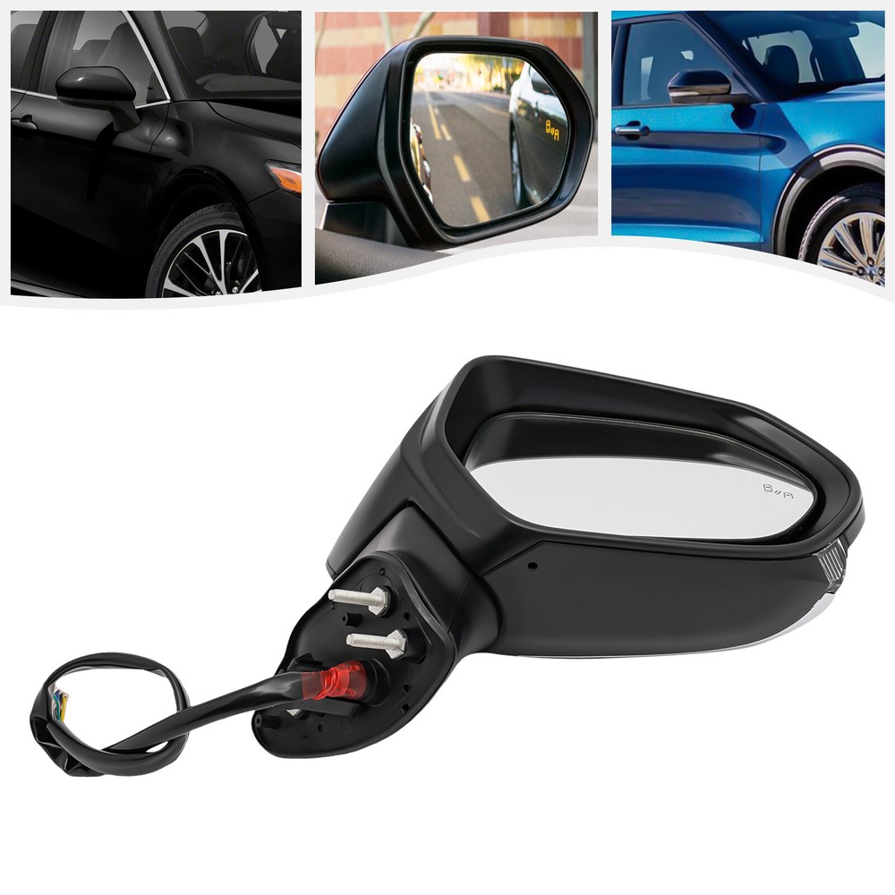 for 2018-2024 TOYOTA CAMRY Right Passenger Side View Mirror Assembly OEM Black