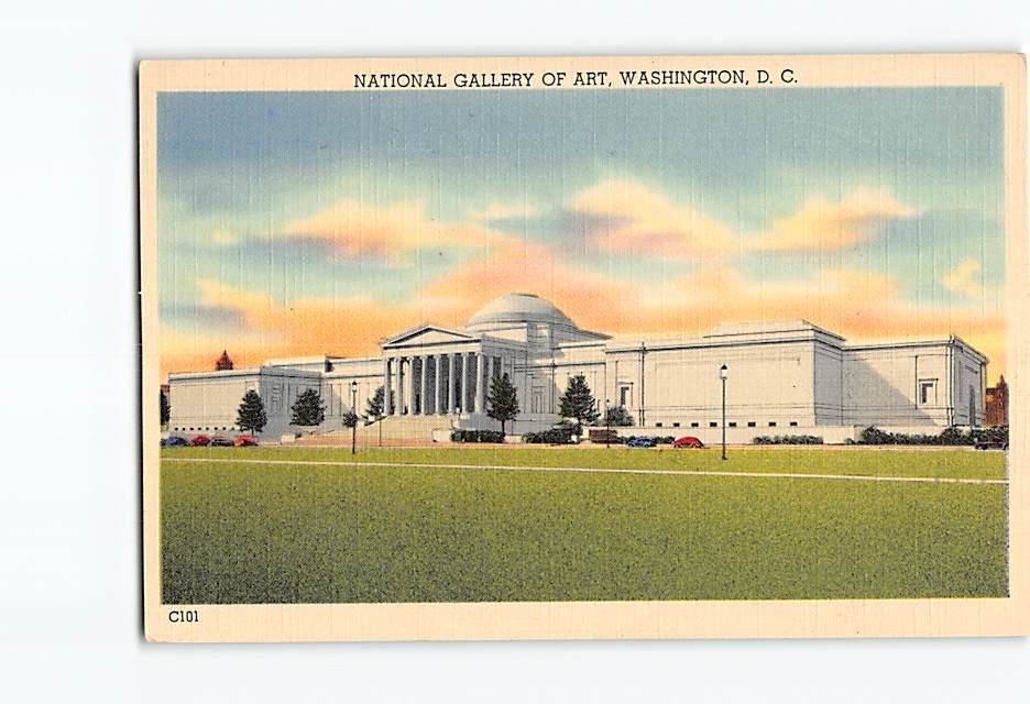 Postcard National Gallery of Art Washington DC USA