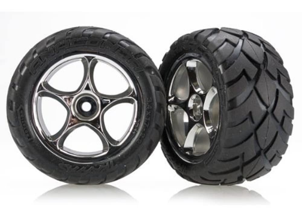 Traxxas 2478R Anaconda Rear Tires on Tracer Wheels for Bandit 192-Pack