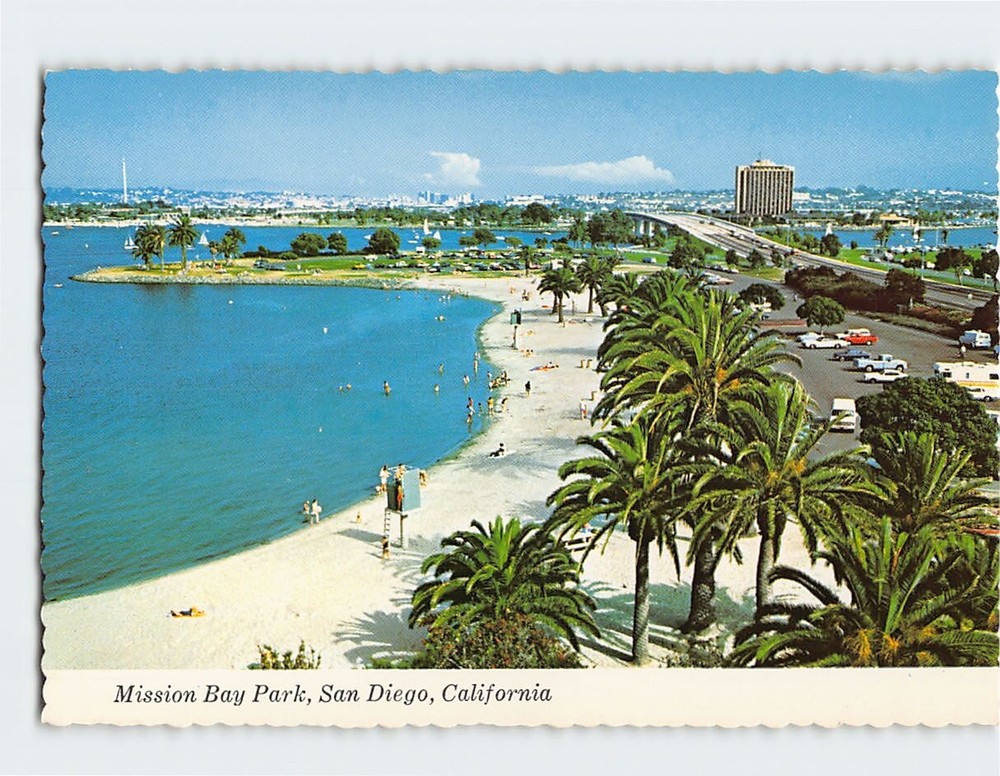Postcard Mission Bay Park San Diego California USA