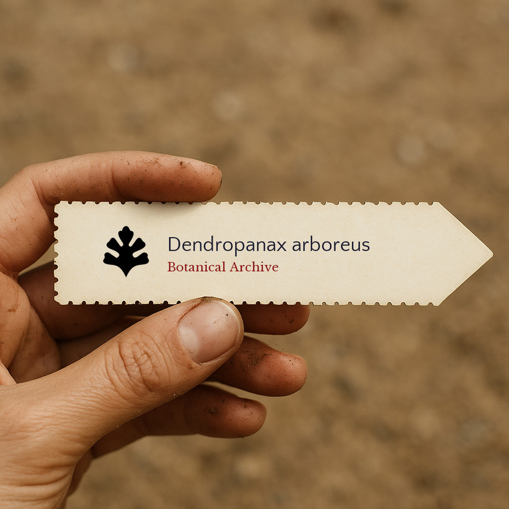 Dendropanax arboreus | Angelica Tree | 10 SEEDS - Angelica tree | Tree ivy