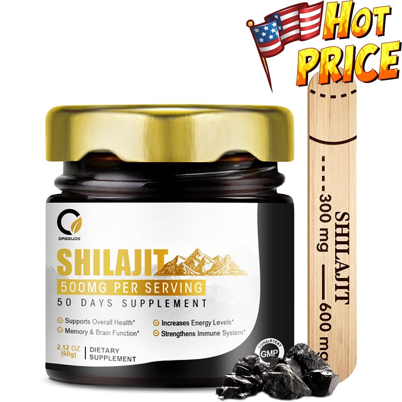 60G Pure Himalayan Shilajit Soft Resin - Potent Fulvic Acid Supplement-image
