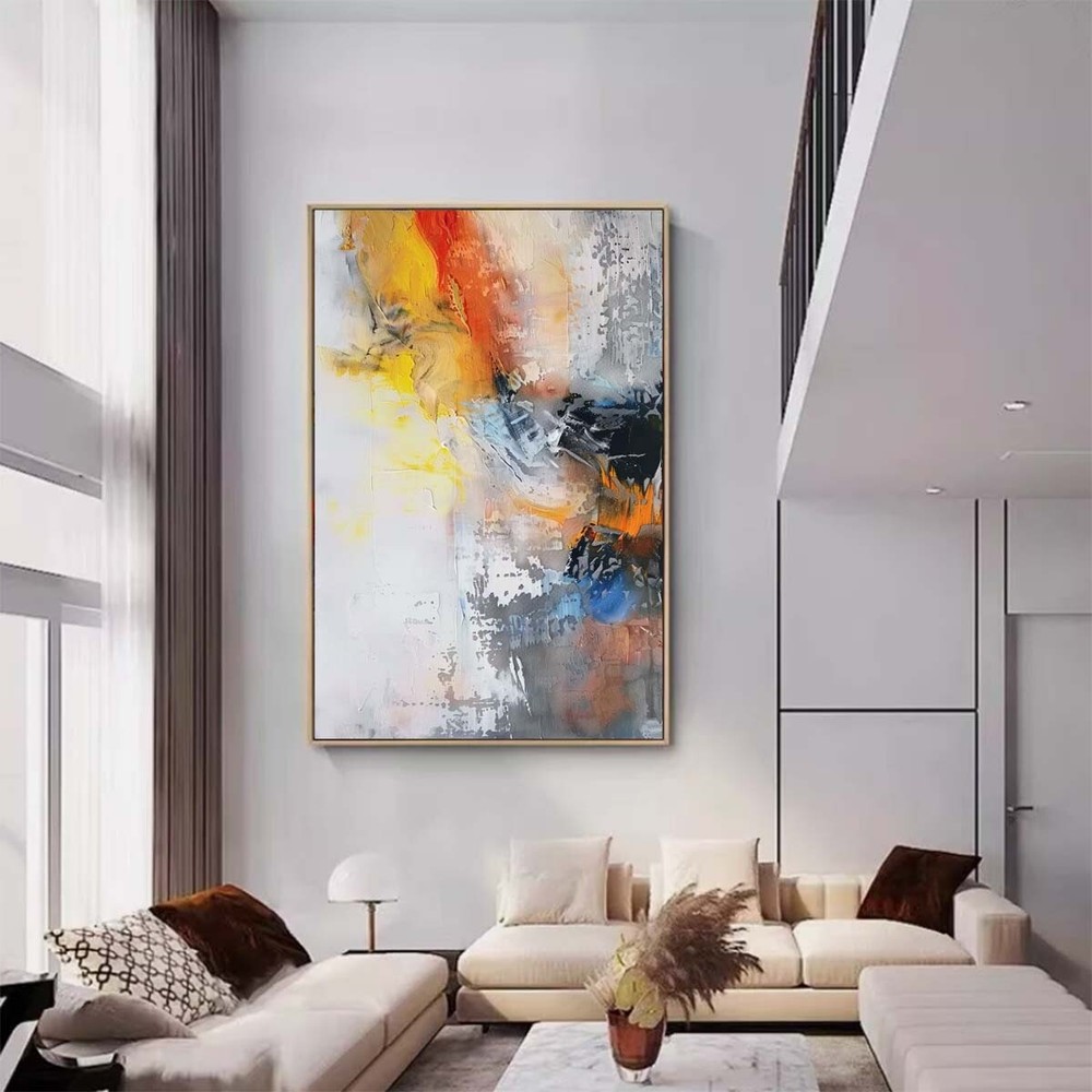 Original Living Room Art Canvas Art Modern Abstract Paintings Large Wall Art #08