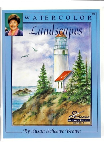 Watercolor: Landscapes by Brown, Susan Scheewe, Good Book