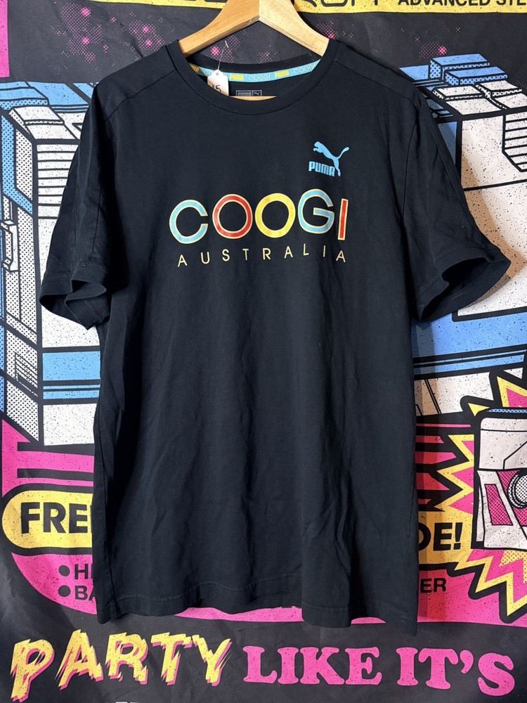 RARE Puma Coogi Collaboration T-Shirt Size Large multicolor Black blue yellow re