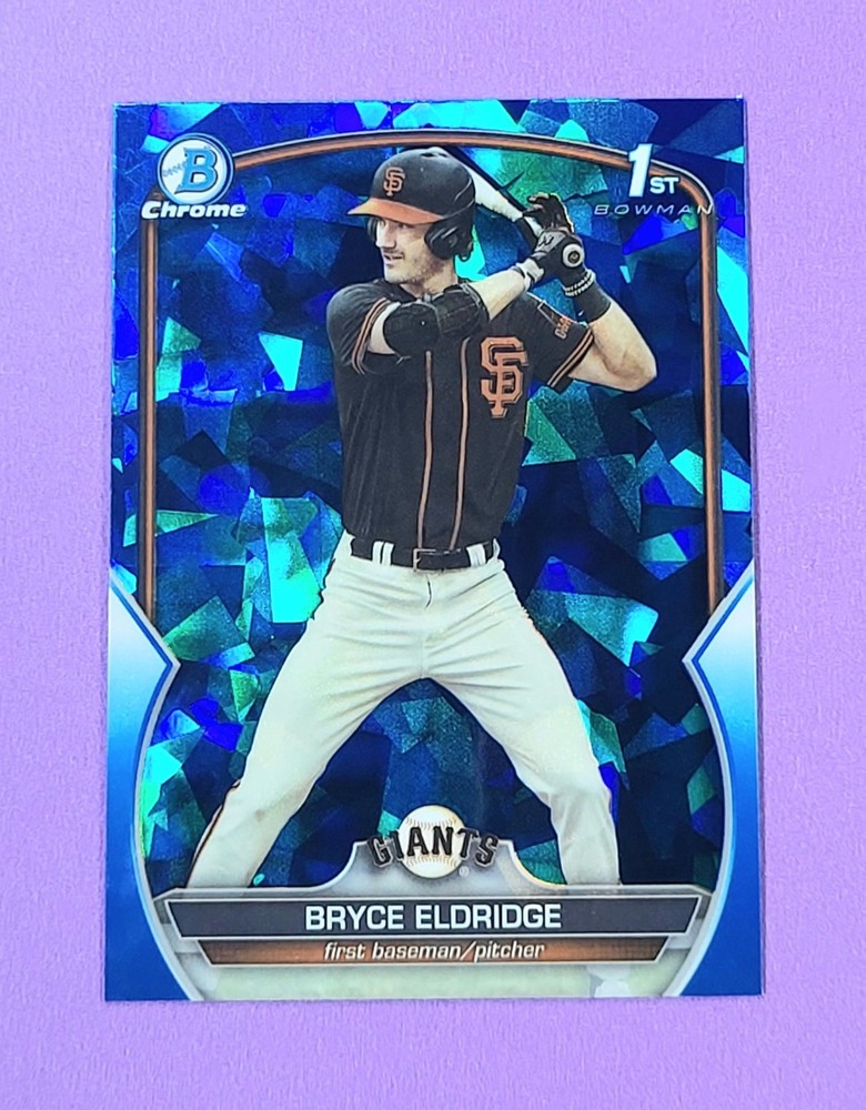 2023 Bowman Chrome Draft Sapphire - 1ST BOWMAN #BDC-107 - BRYCE ELDRIDGE