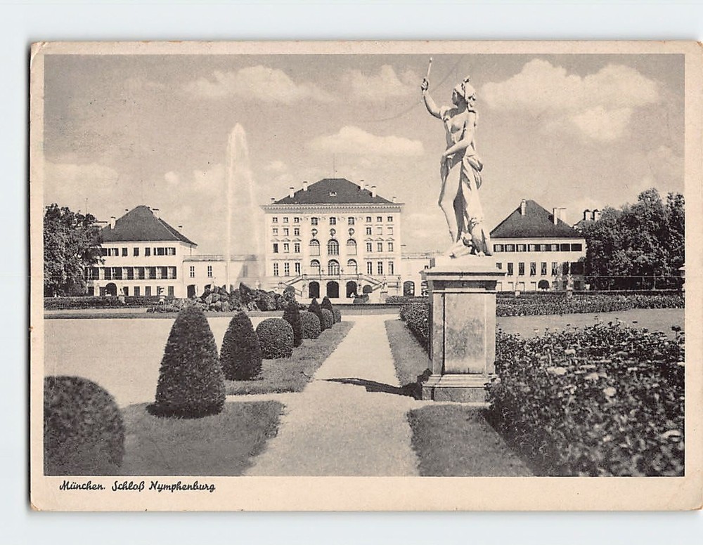 Postcard Nymphenburg Palace Munich Bavaria Germany