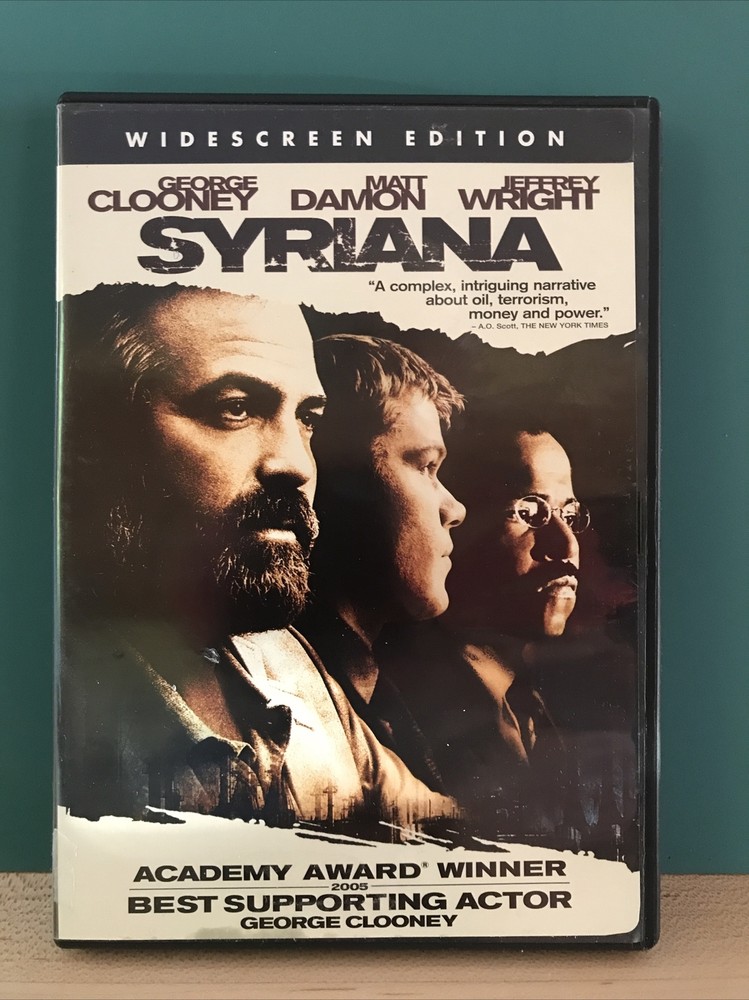 Syriana (DVD 2005). George Clooney, Matt Damon, Jeffrey Wright