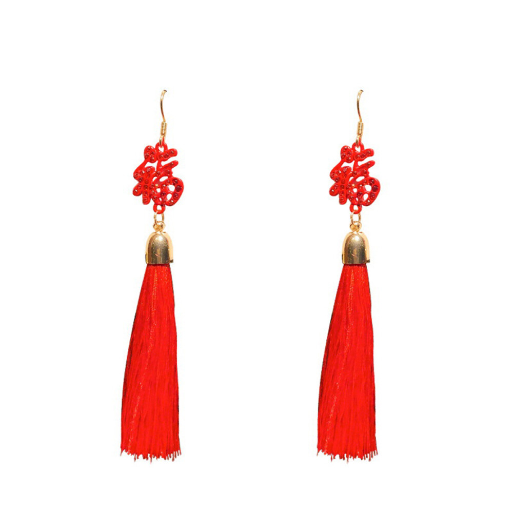 Bride Earring Dangle Earrings for Women Beautiful Jewelry National Style Miss
