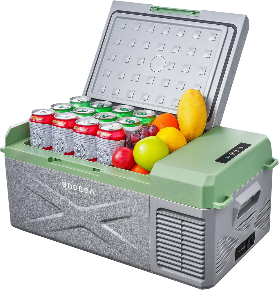 COOLER 12 Volt Car Refrigerator, 17 Quart Portable Freezer, Car Fridge -4℉-68℉,