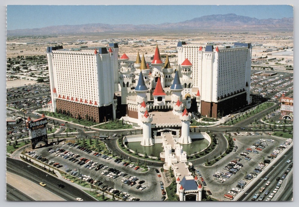 Las Vegas Nevada, Excalibur Hotel & Casino, Vintage Postcard