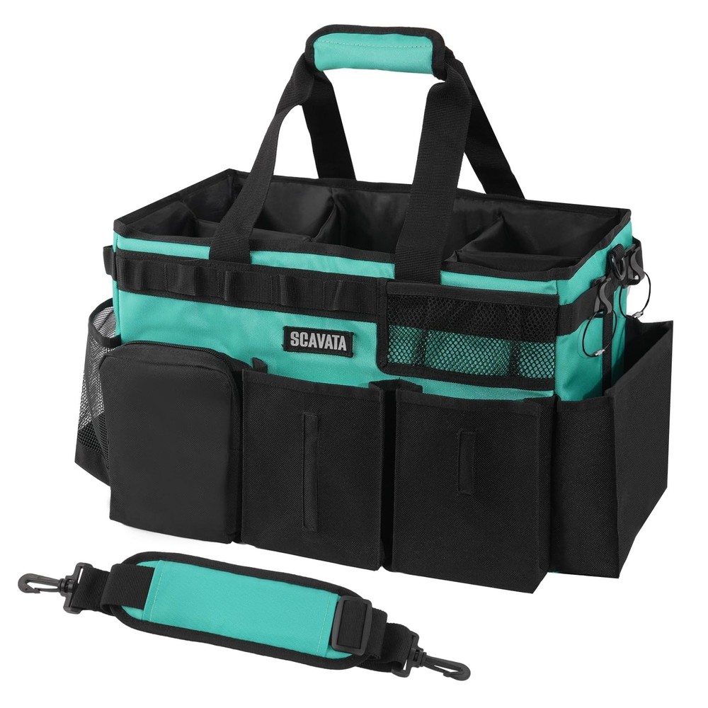 Wearable Cleaning Caddy Bag, Cleaning Caddy Supplies Organizer with Handle & ...