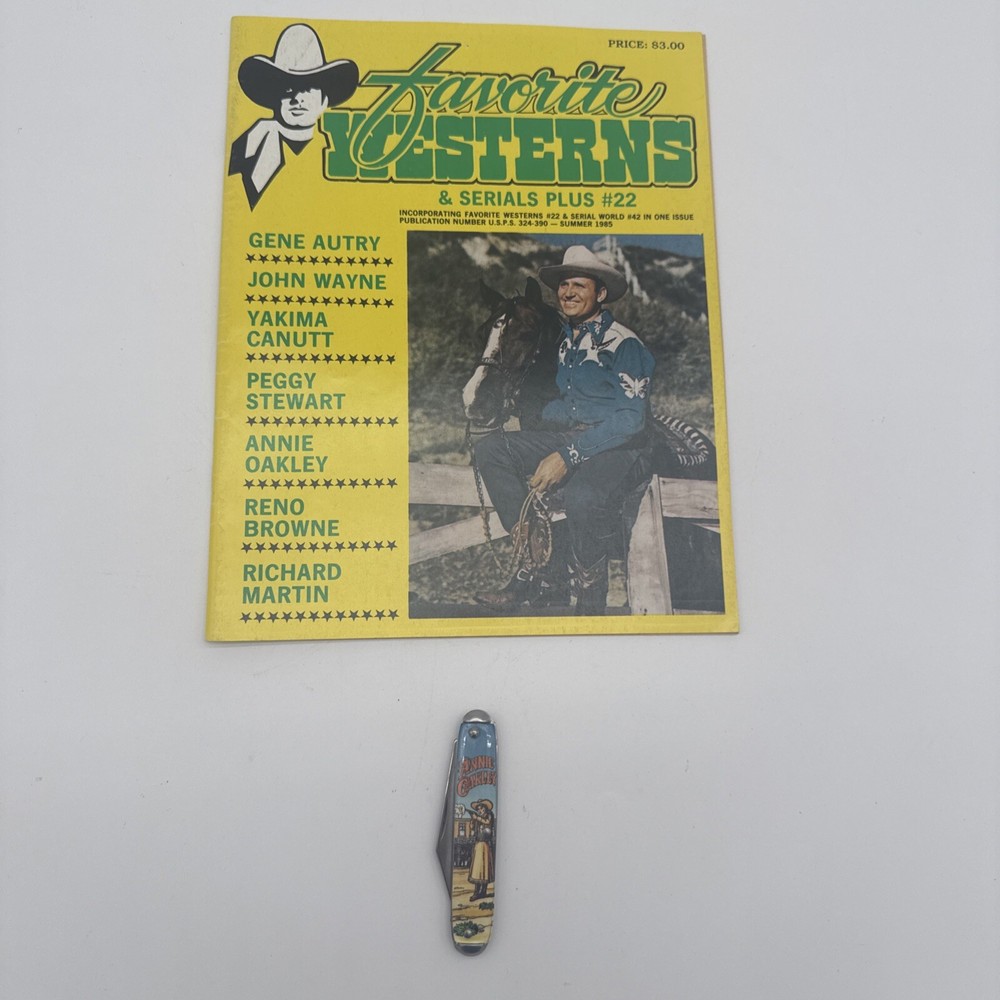 Favorite Westerns & Seriels Plus #22 with Matching Annie Oakley Pocketknife