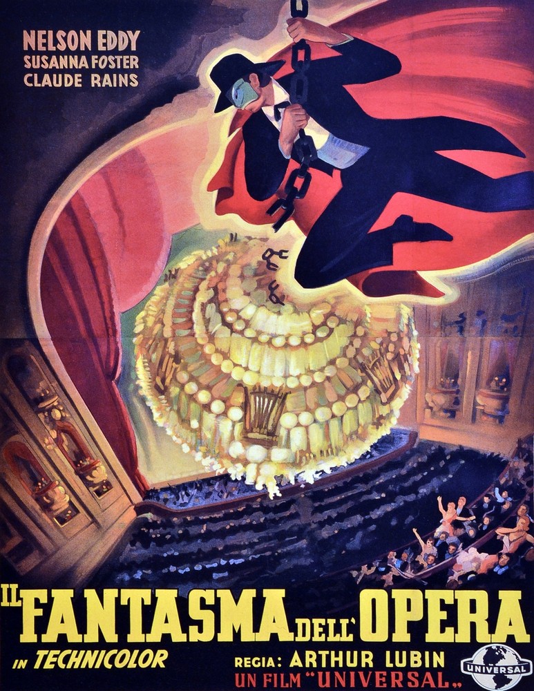 8430.Decoration Poster.Home Room wall art design.Phantom of the Opera.Italian