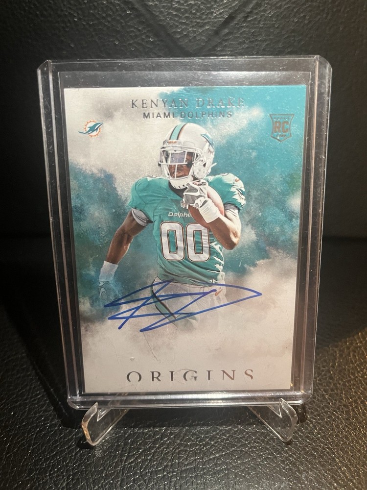 2016 Panini Origins #115 Kenyan Drake RC Rookie Auto Dolphins SP