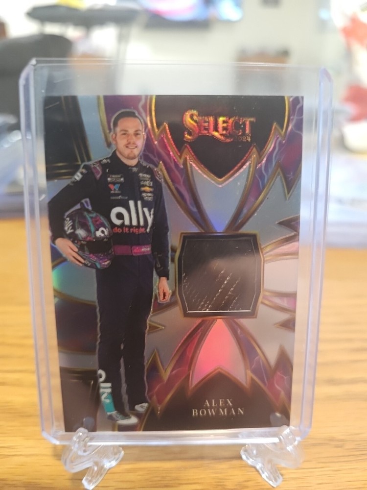 2024 Panini Select Racing Prizm Sparks Tire Patch #S-ABW Alex Bowman