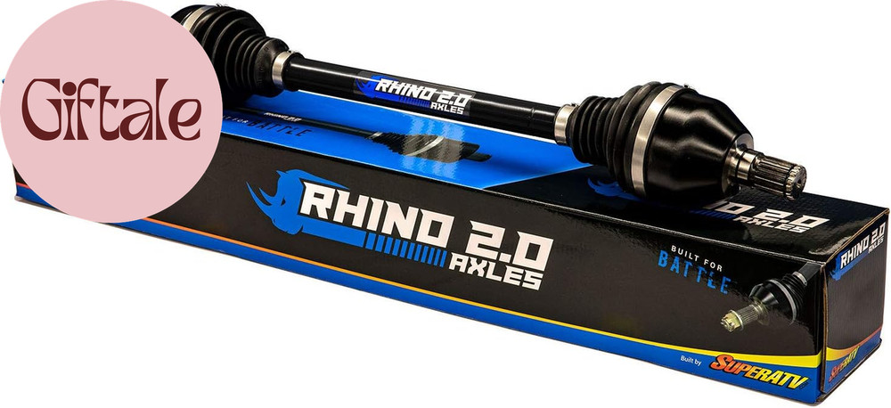 Heavy Duty Rhino 2.0 Rear Axle for 2017+ Can-Am Maverick X3 / MAX XRS | Made wit