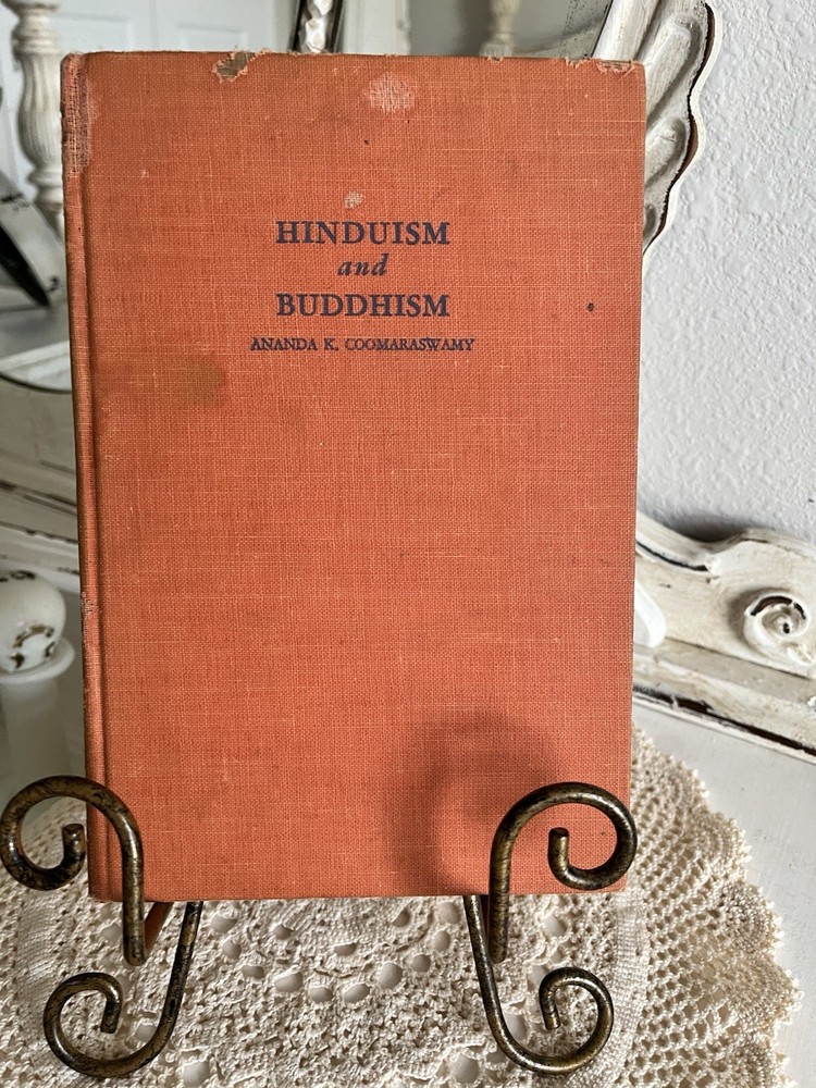 Vintage Hinduism and Buddhism Book by Ananda K. Coomaraswamy 1943 World Religion