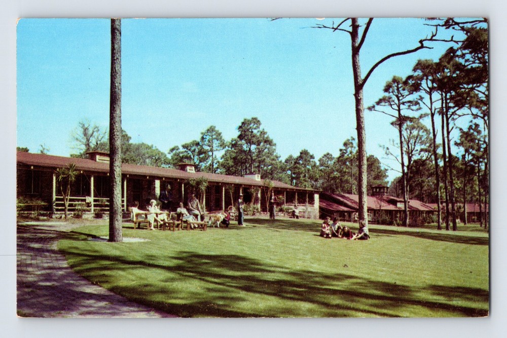 Postcard South Carolina Myrtle Beach SC El Rancho Motel 1960s Unposted Chrome