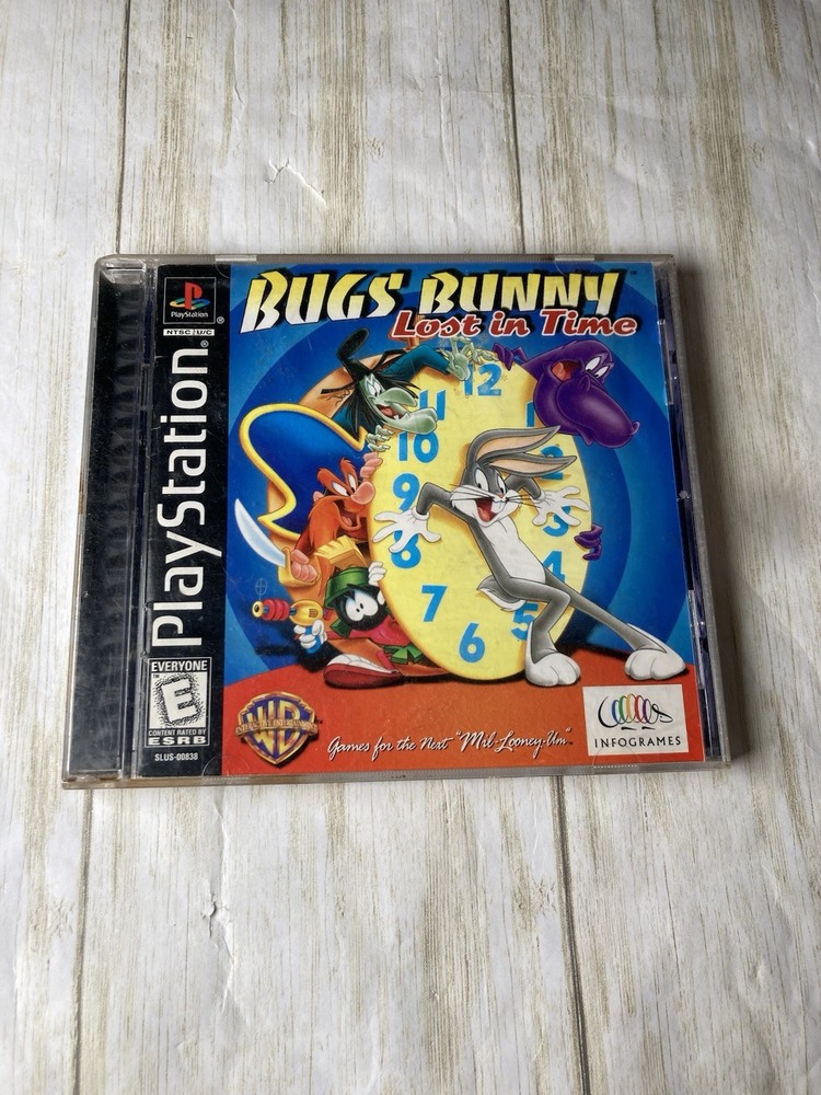 Bugs Bunny: Lost in Time (Sony, Playstation 1) CIB + Registration Card - Tested