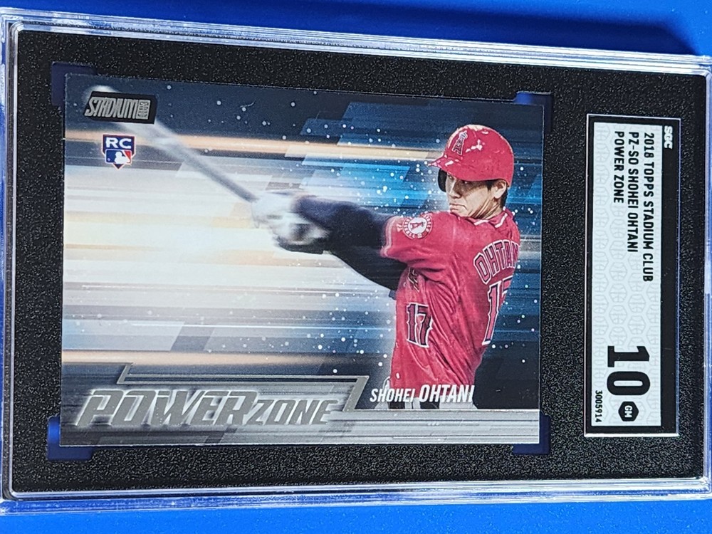 2018 Topps Stadium Club #PZ-SO (SGC 10) Shohei Ohtani Rookie Card (Power Zone)