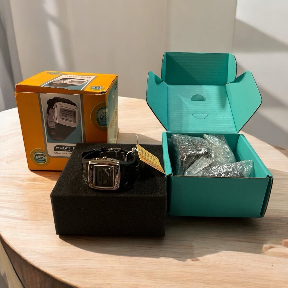Fossil Abacus Wrist AU4004 Net MSN Digital Watch New in Box Never Used